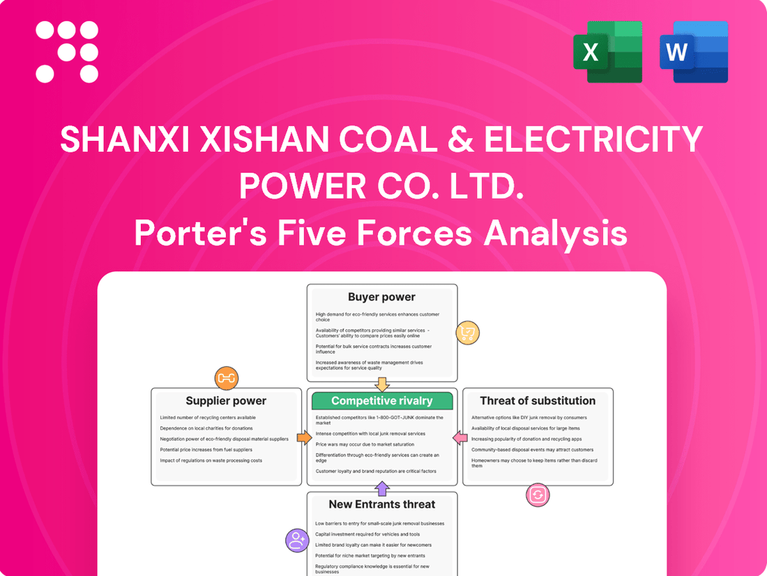 Shanxi Xishan Coal & Electricity Power Co. Ltd. Porter's Five Forces Analysis